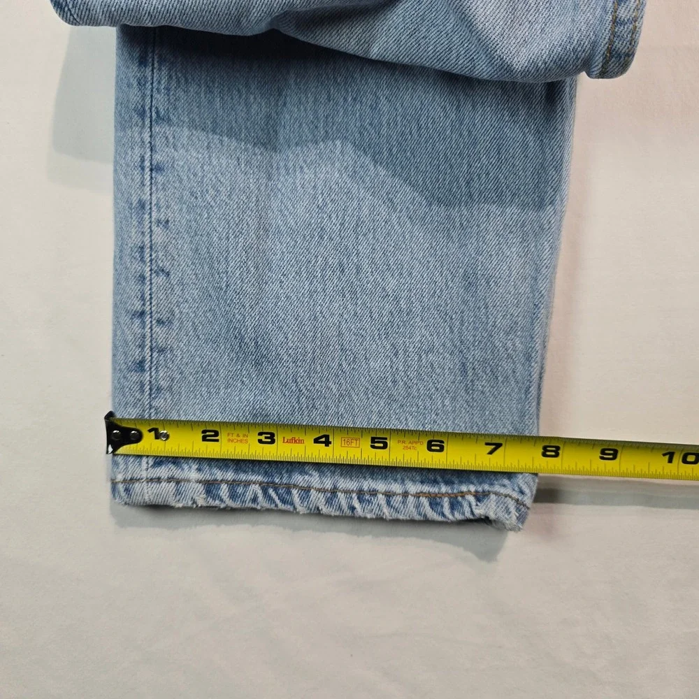 Vintage Levis 501 Jeans 36x32 Light Wash Button Fly Made in USA 1994 501-0149 - Picture 14 of 16